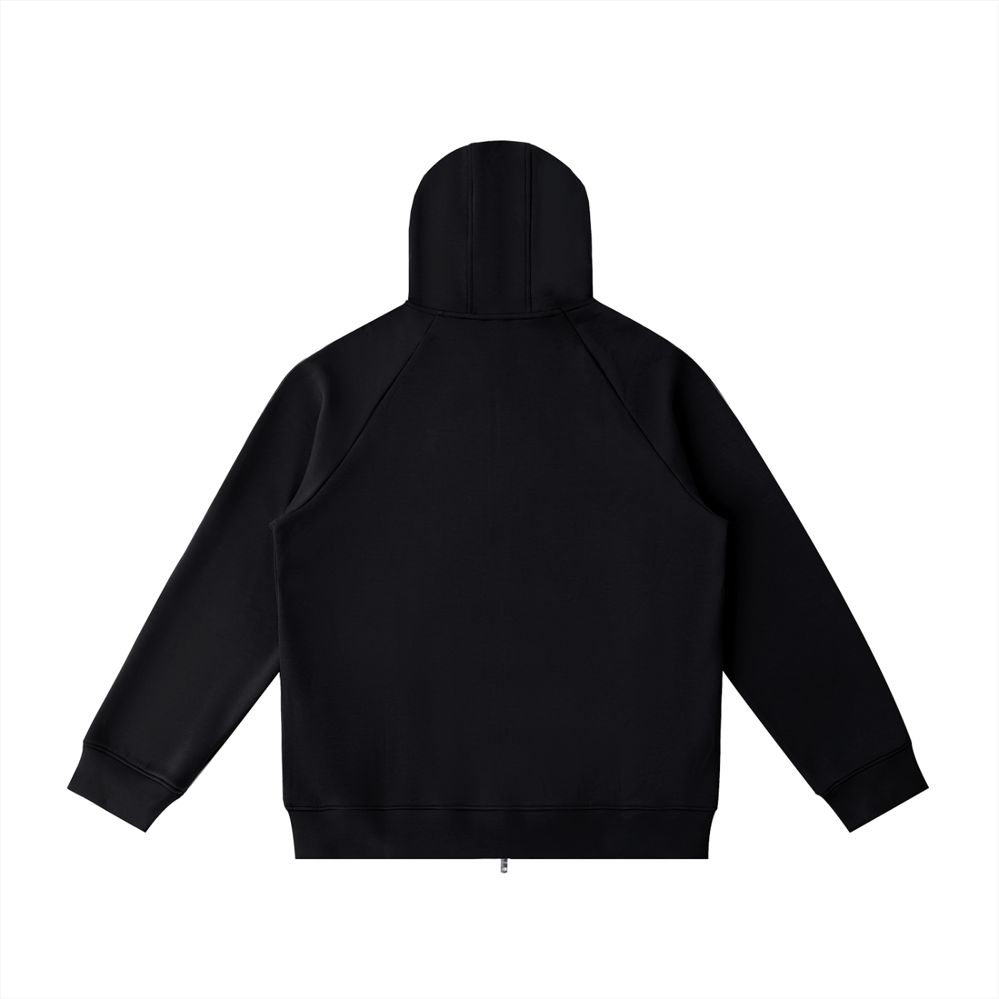 Luxury London Clothing Raglan Sleeve Zip Hoodie