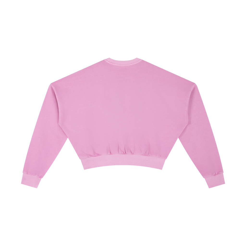 Luxury London Clothing Vintage Washed Cropped Sweatshirt