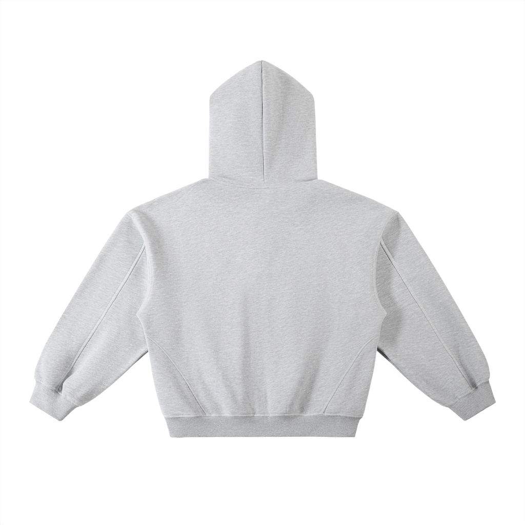 Luxury London Clothing Stitched Boxy Fleece Hoodie