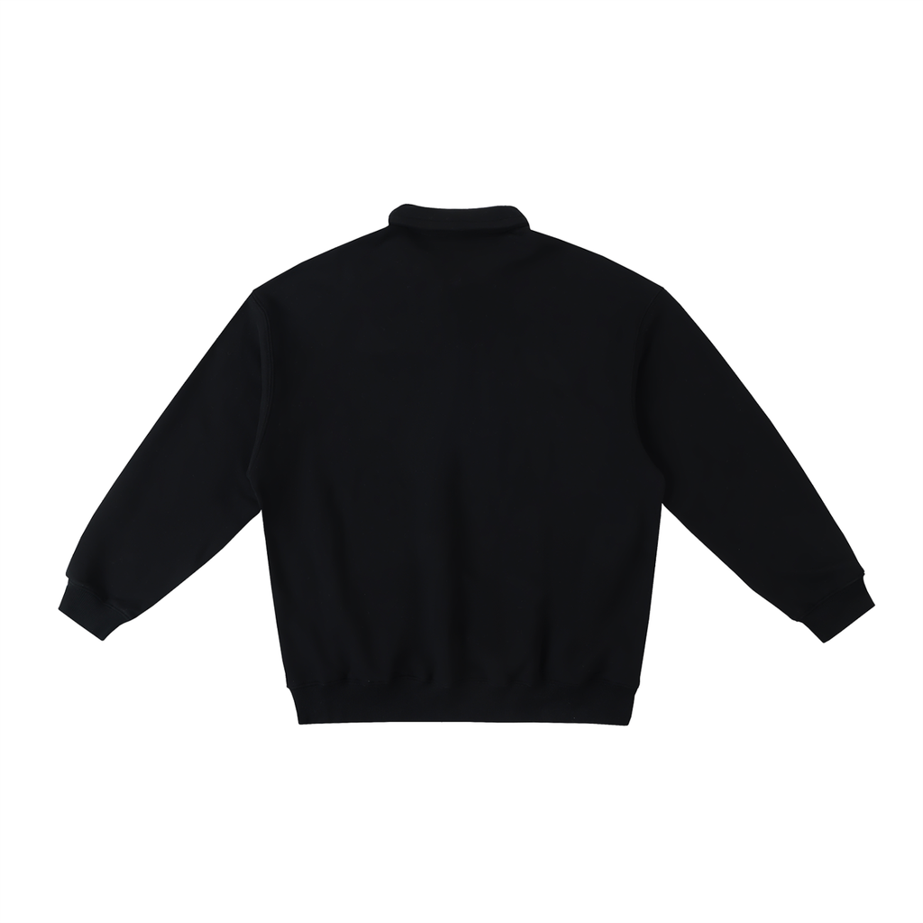 Luxury London Clothing Polo-Collar Sweatshirt
