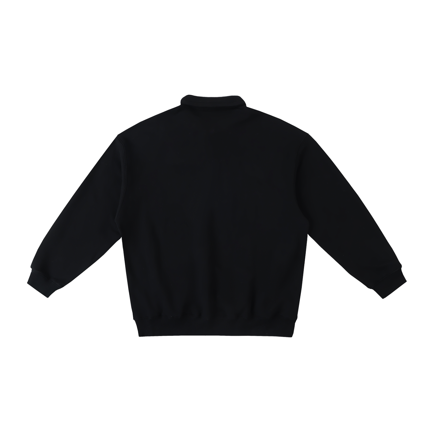 Luxury London Clothing Polo-Collar Sweatshirt