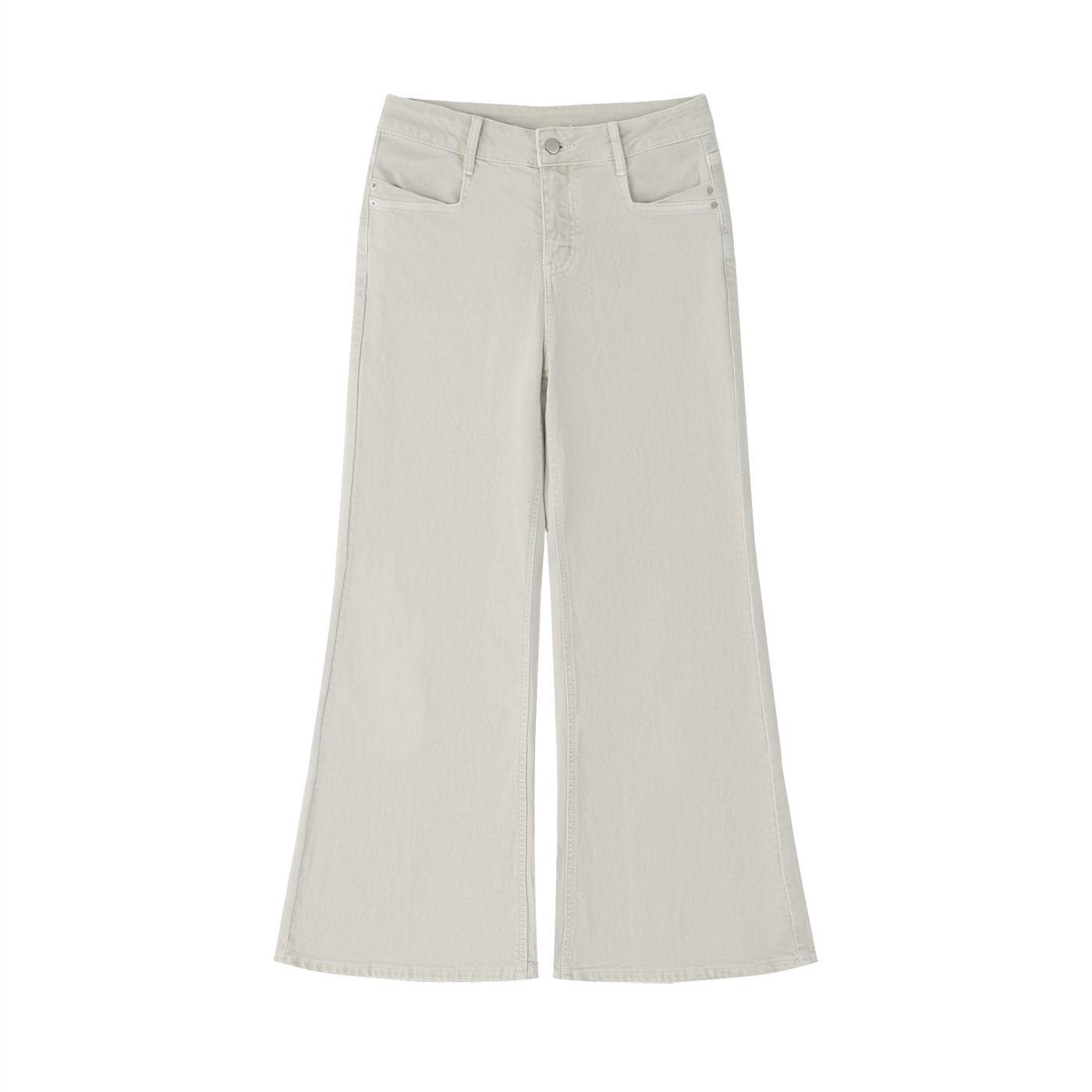 Luxury London Clothing Vintage Wash Flared Leg Jeans