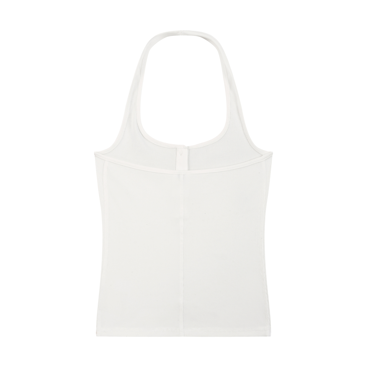 Luxury London Clothing Ribbed Henley Tank Top