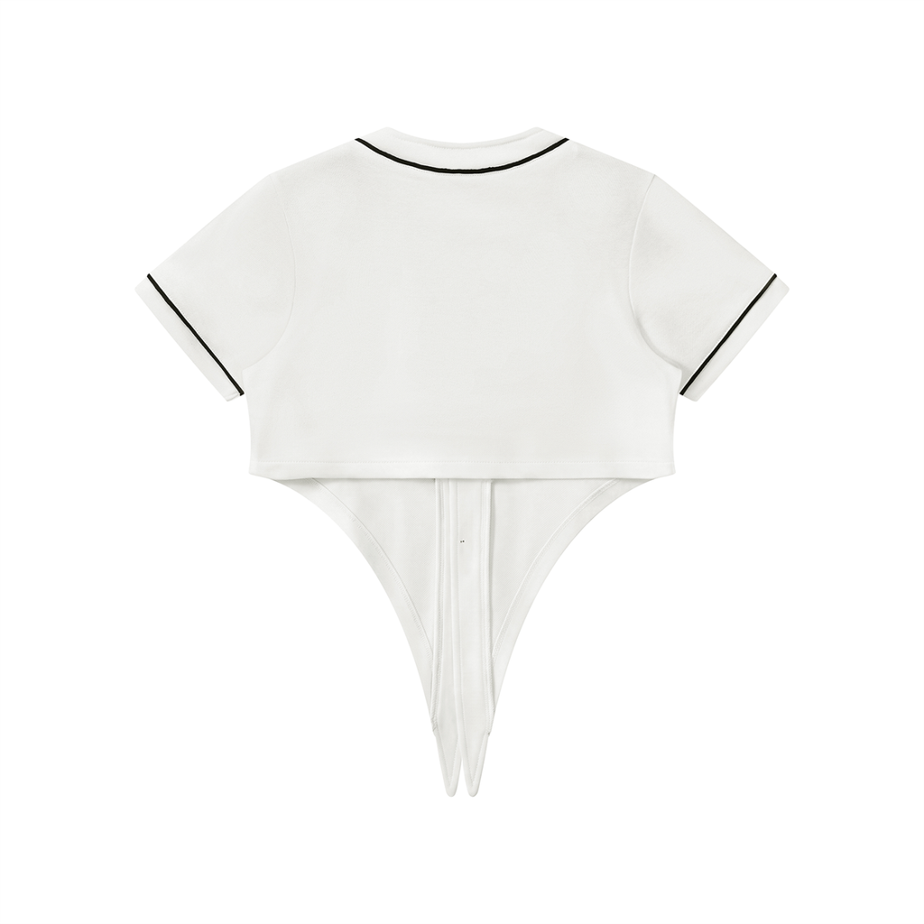 Luxury London Clothing Piping Baseball Jersey