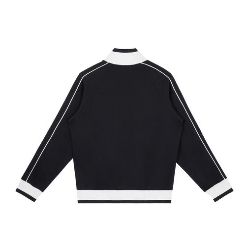 Luxury London Clothing  Raglan Sleeve Zip Track Jacket