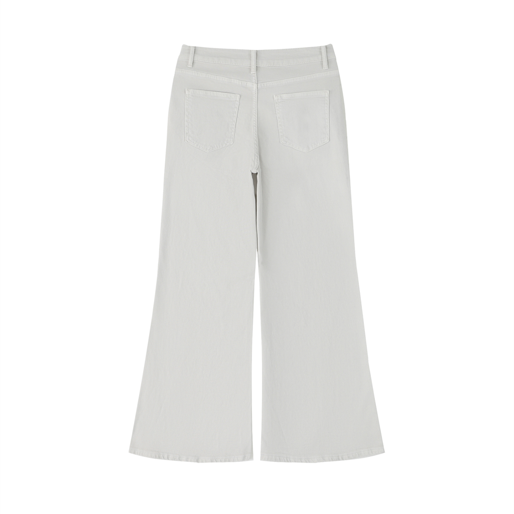 Luxury London Clothing Vintage Wash Flared Leg Jeans