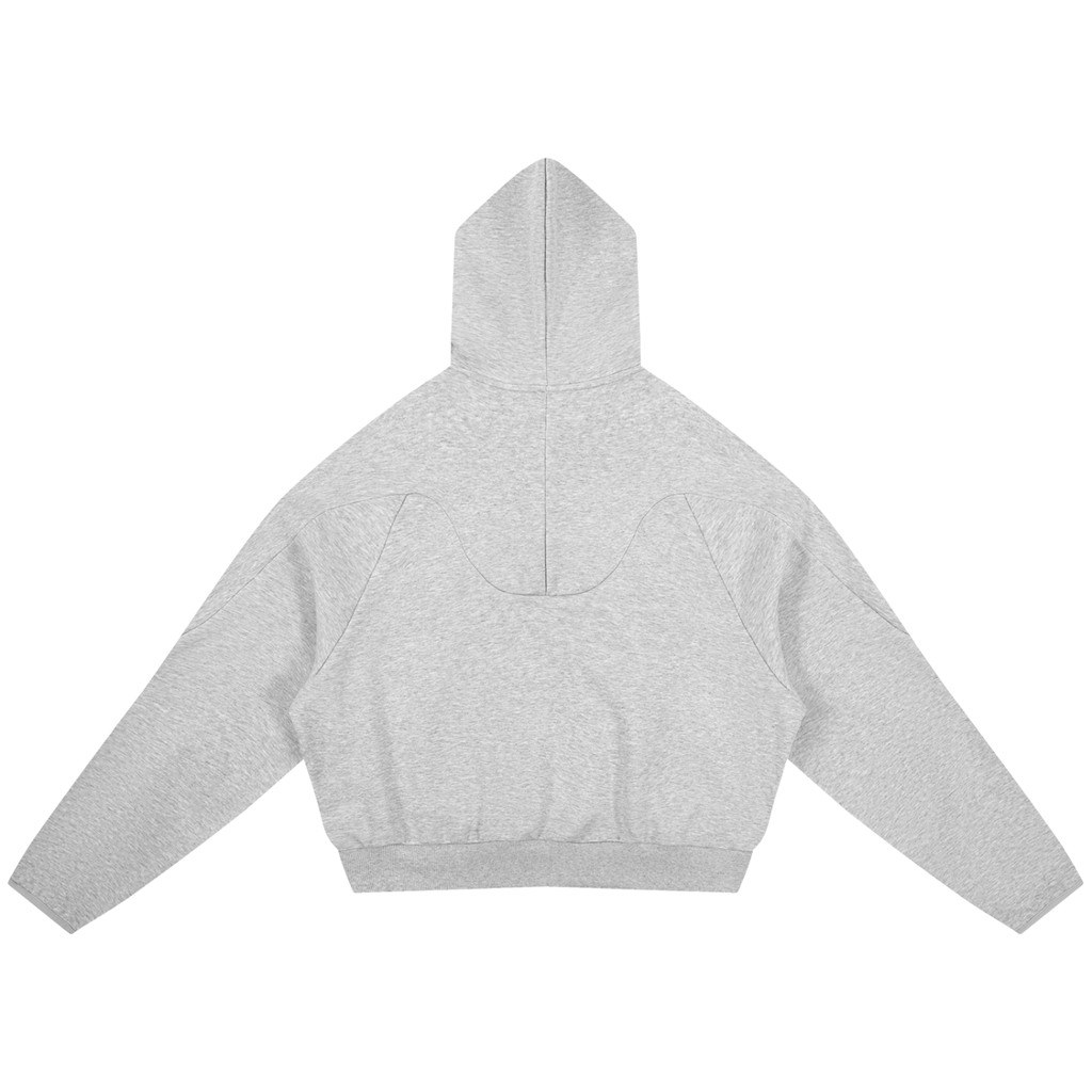 Luxury London Clothing Curved Panel Raglan Hoodie