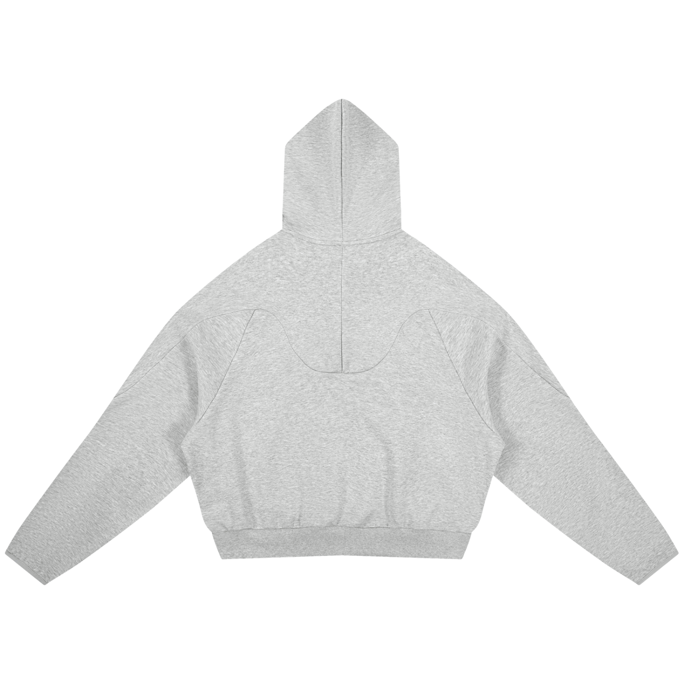 Luxury London Clothing Curved Panel Raglan Hoodie