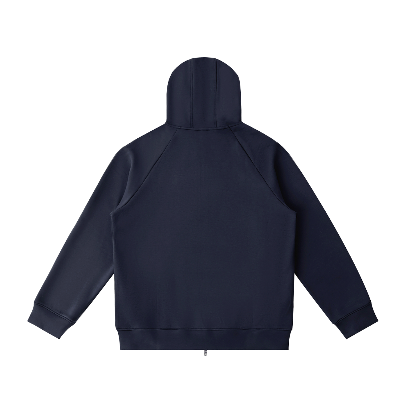 Luxury London Clothing Raglan Sleeve Zip Hoodie