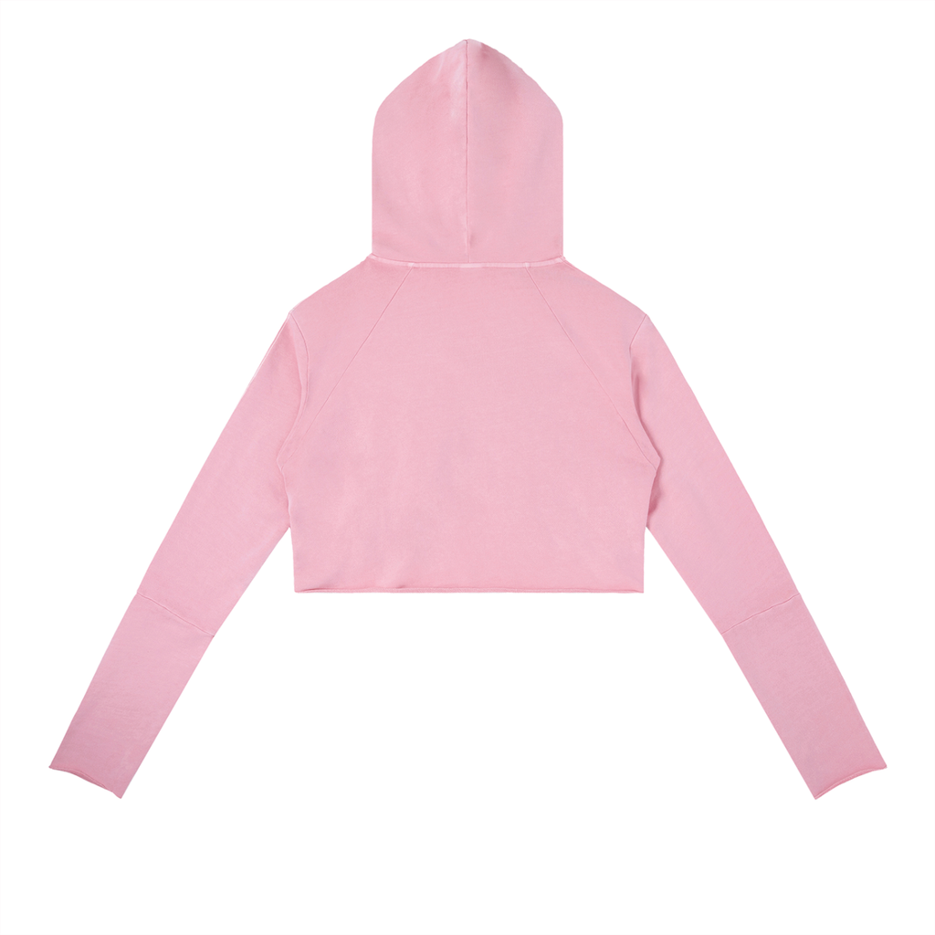 Luxury London Clothing Vintage Washed Raw Edge Hoodie