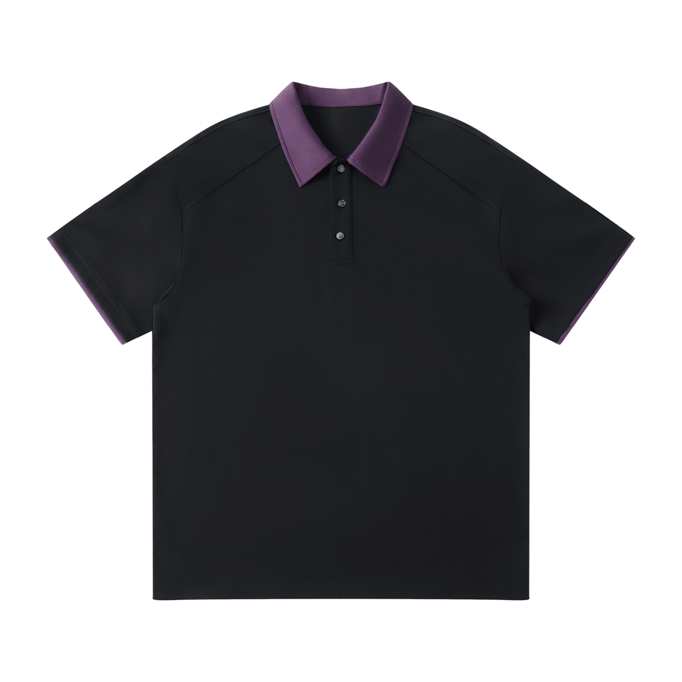Luxury London Clothing Collar Raglan Polo Shirt