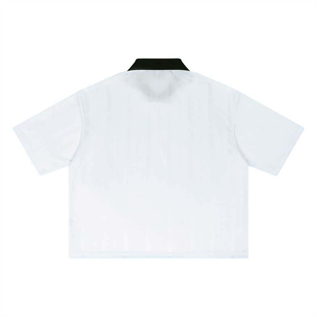 Luxury London Clothing Striped Boxy Soccer Jersey