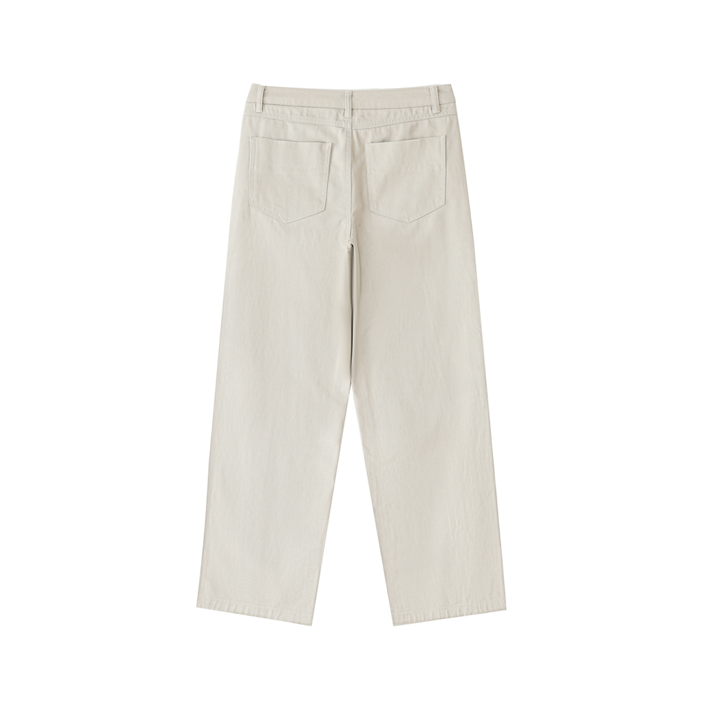 Luxury London Clothing Cotton Straight-Leg Pants