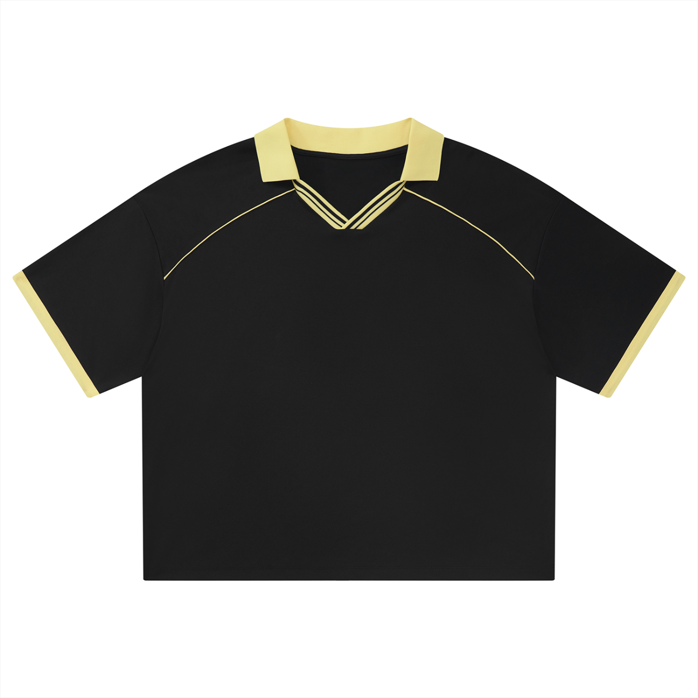Luxury London Clothing Piping Boxy Soccer Jersey