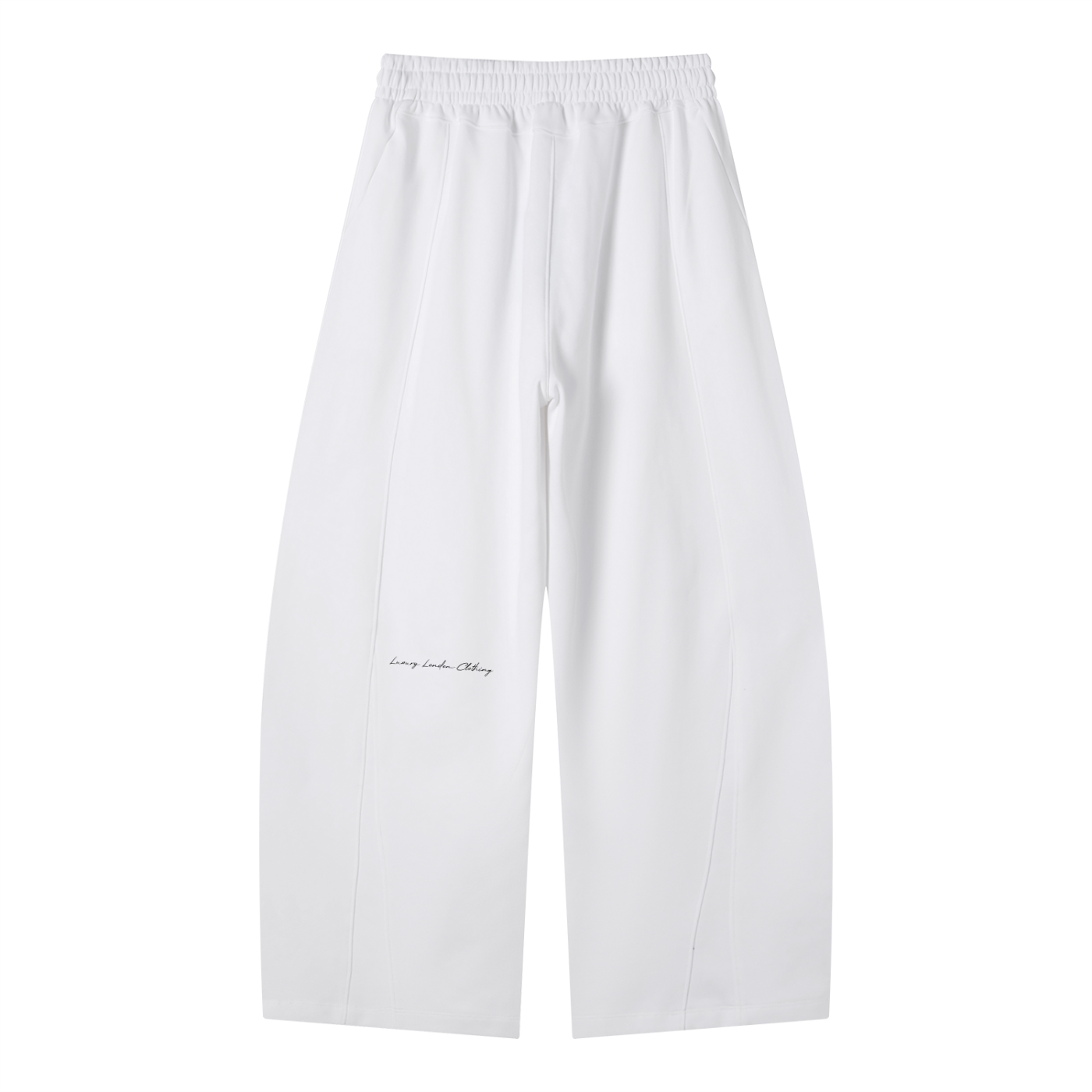 Luxury London Clothing Wide Leg Panel Sweatpants