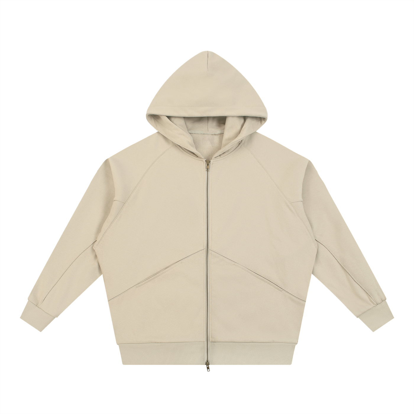 Luxury London Clothing Dolman Sleeve Zip Hoodie