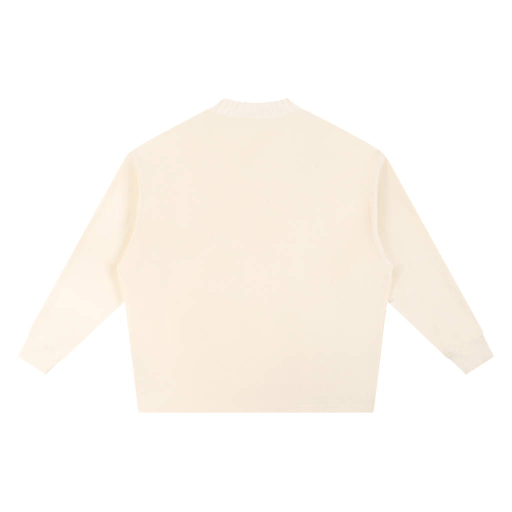 Luxury London Clothing Knitted Round Neck Oversize Sweatshirt