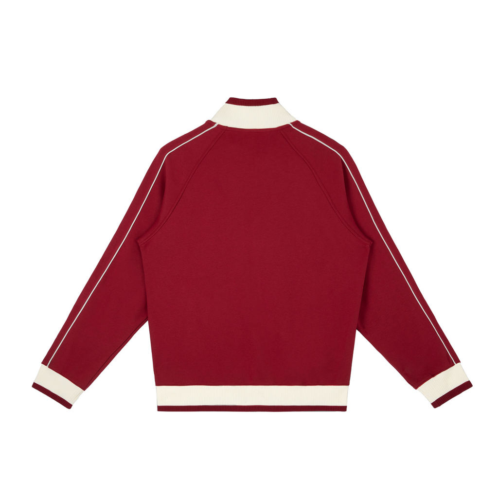 Luxury London Clothing  Raglan Sleeve Zip Track Jacket