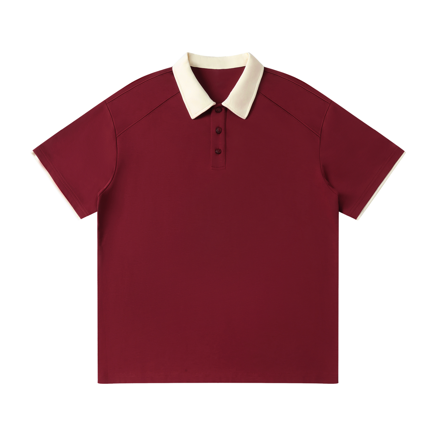 Luxury London Clothing Collar Raglan Polo Shirt