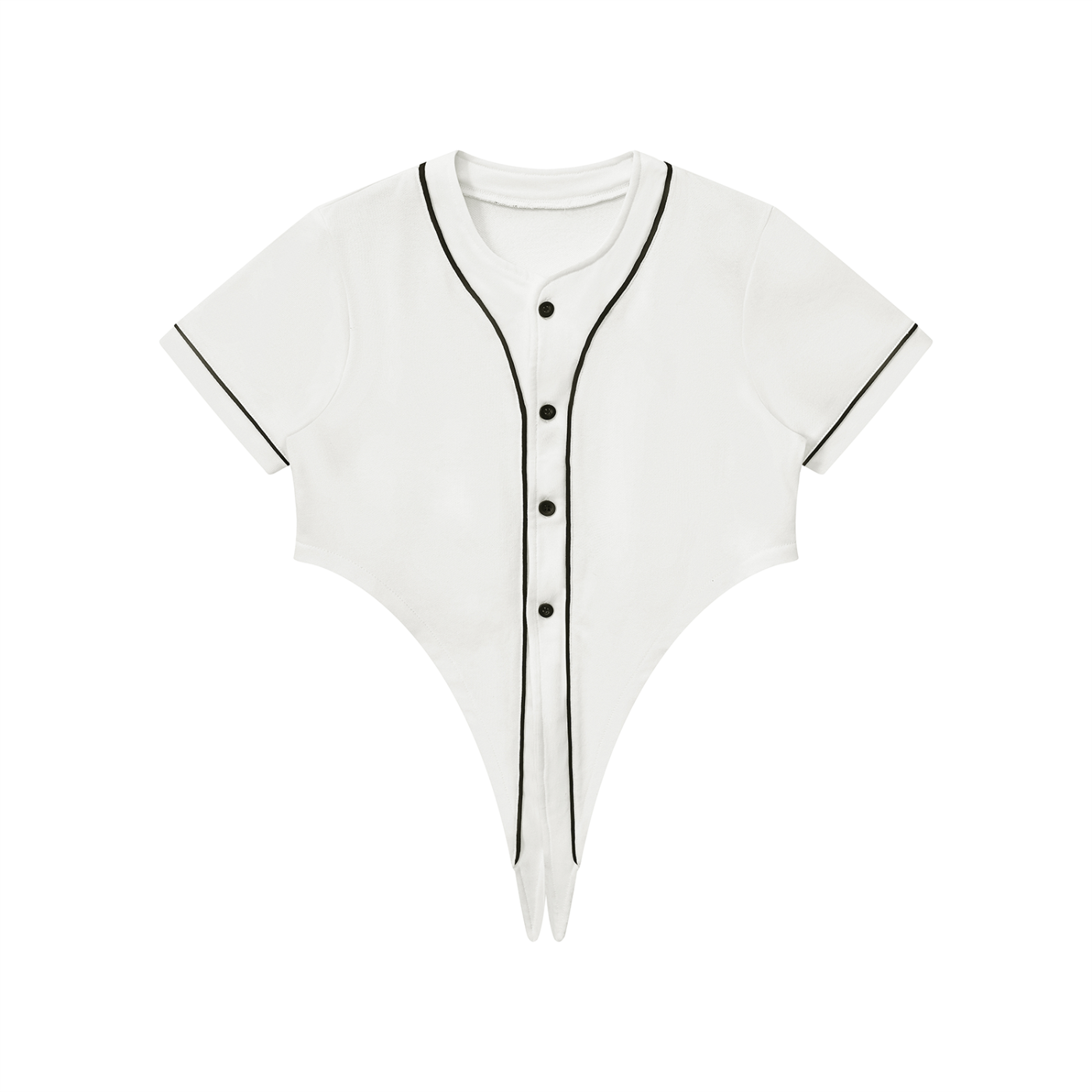 Luxury London Clothing Piping Baseball Jersey