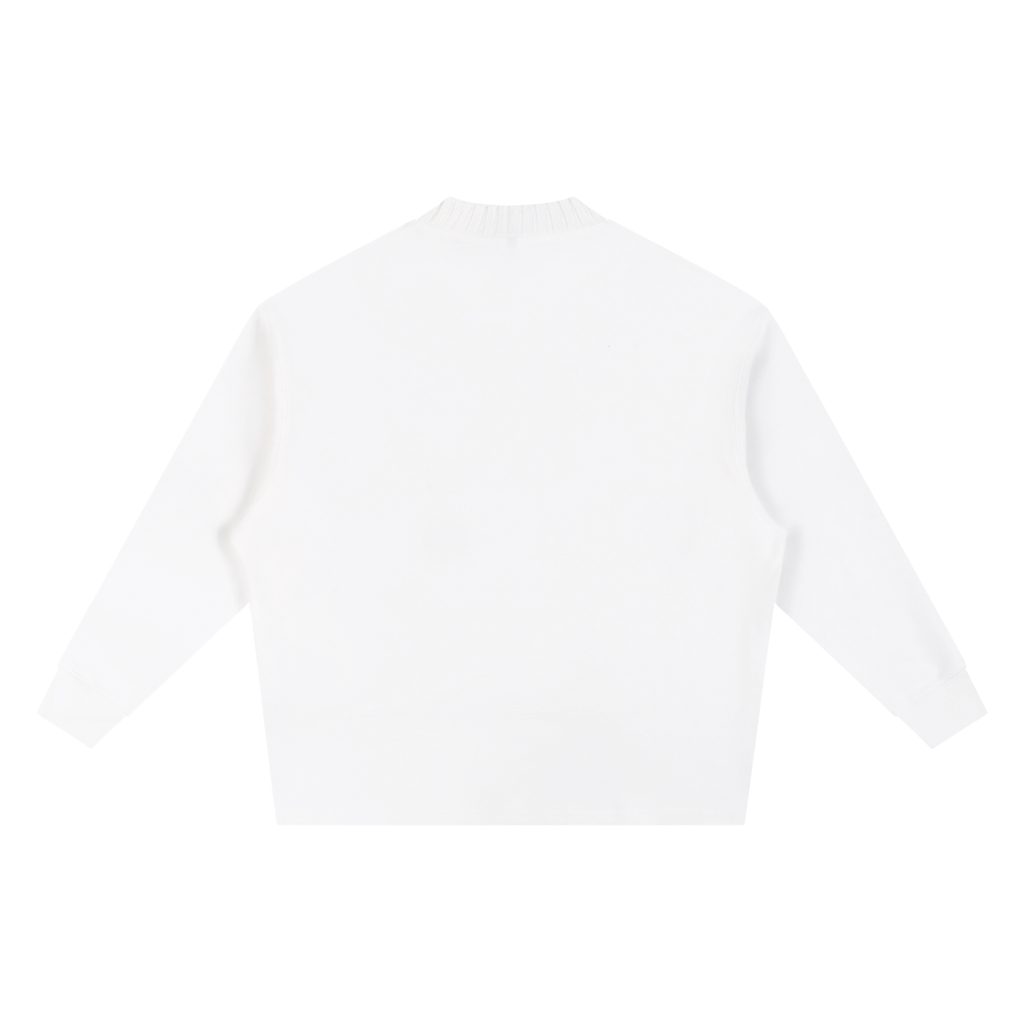 Luxury London Clothing Knitted Round Neck Oversize Sweatshirt