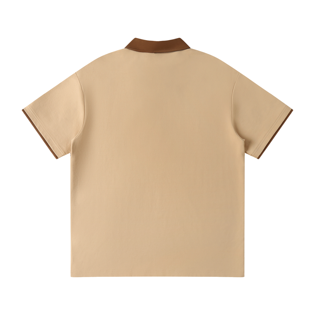 Luxury London Clothing Collar Raglan Polo Shirt