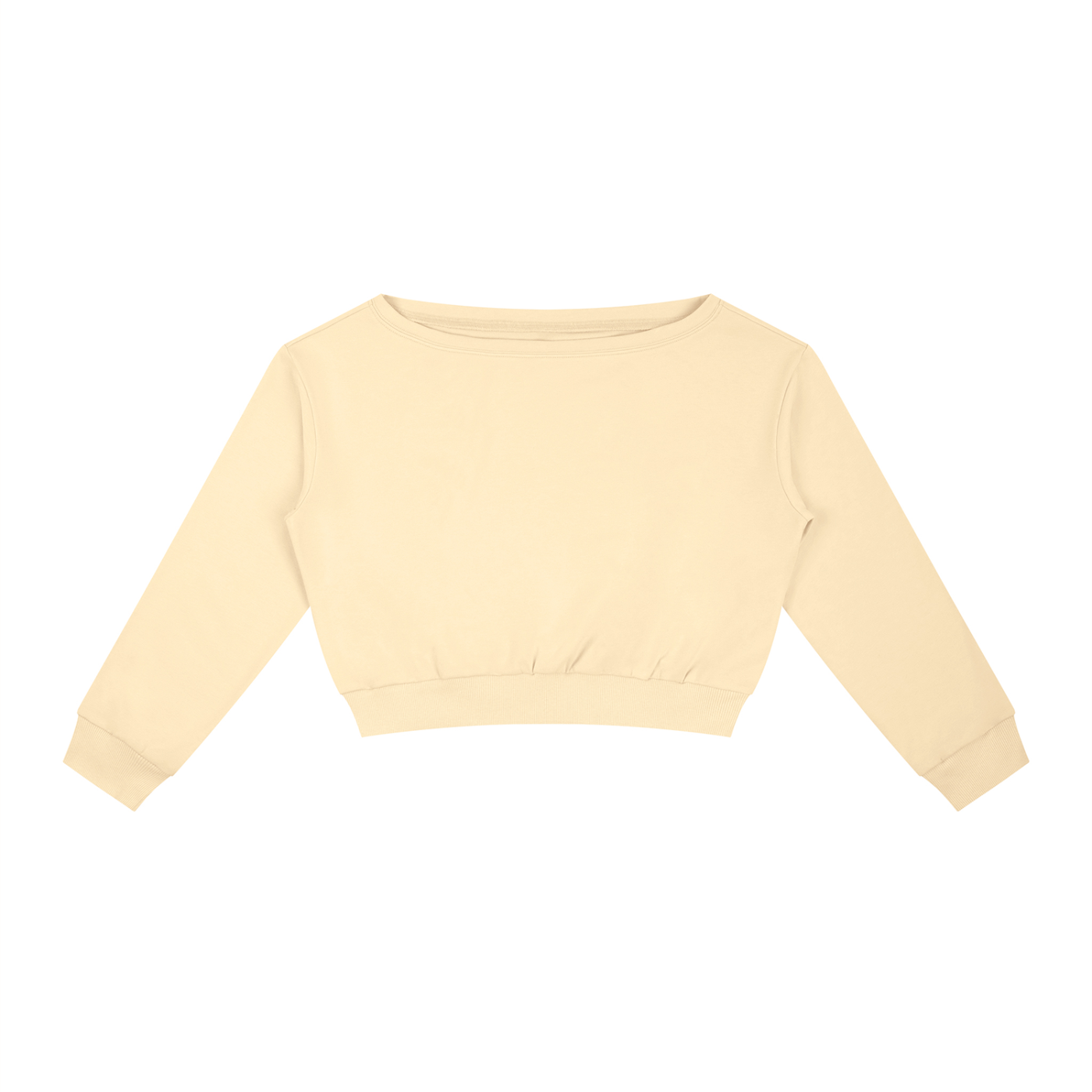 Luxury London Clothing Off-Shoulder Sweatshirt