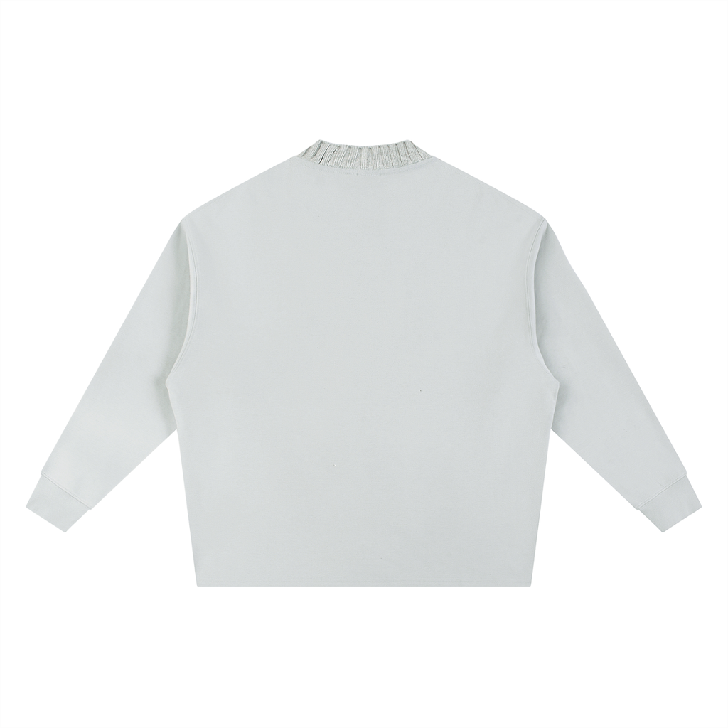 Luxury London Clothing Knitted Round Neck Oversize Sweatshirt