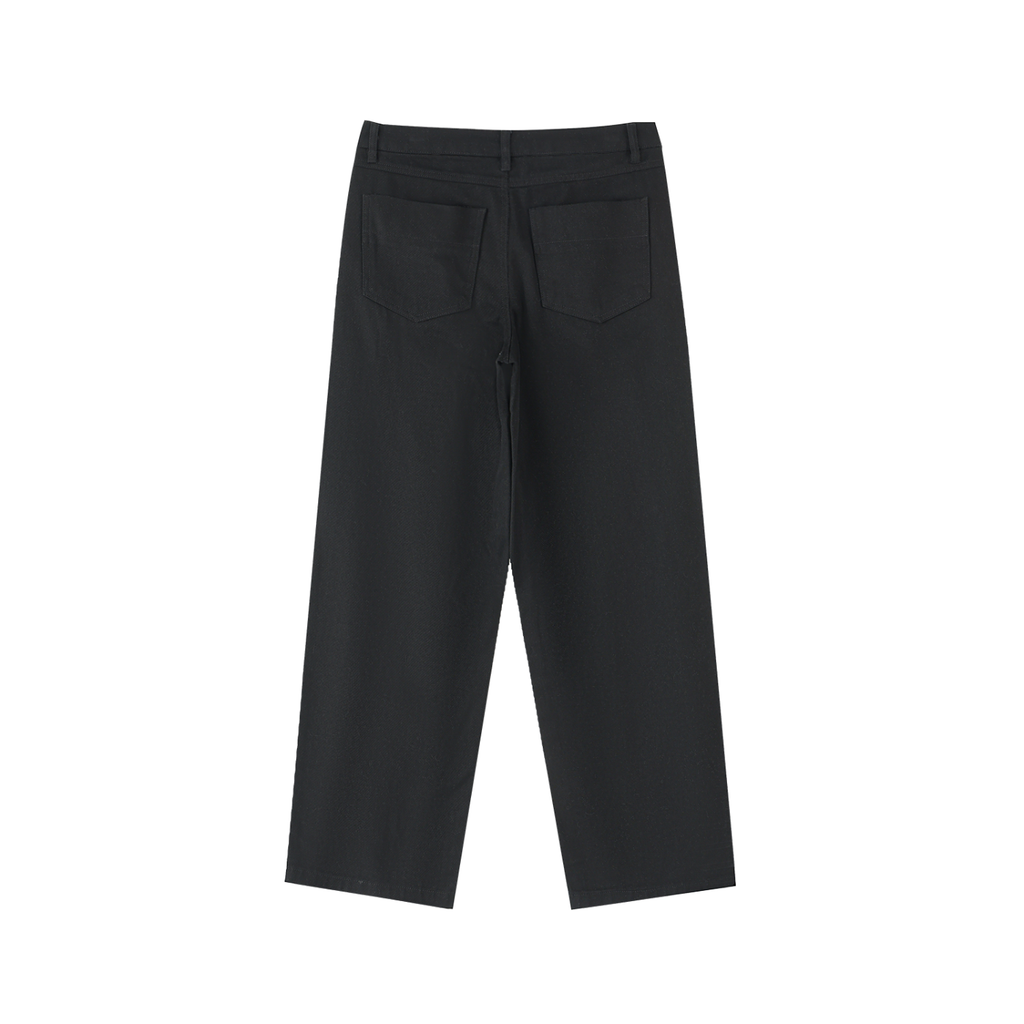 Luxury London Clothing Cotton Straight-Leg Pants