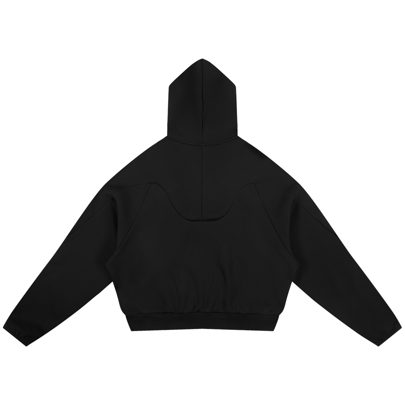 Luxury London Clothing Curved Panel Raglan Hoodie