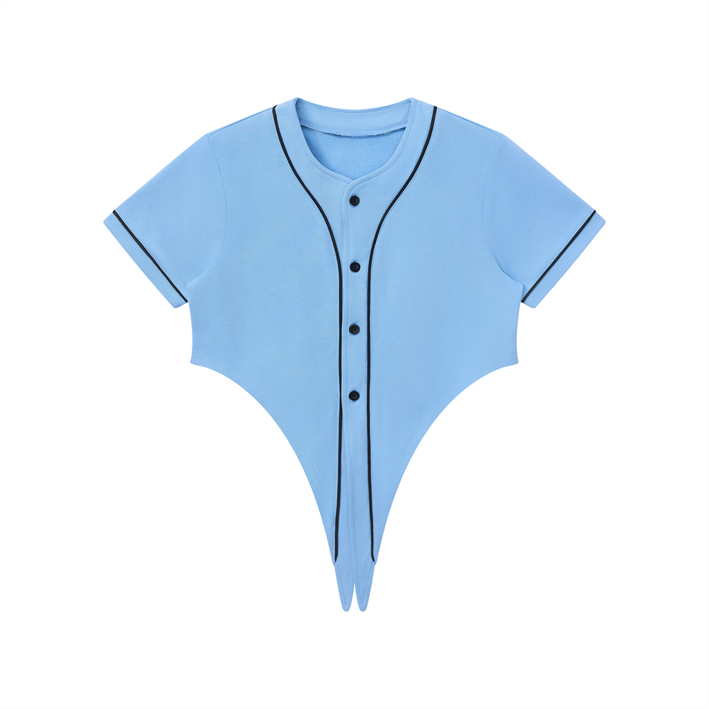 Luxury London Clothing Piping Baseball Jersey