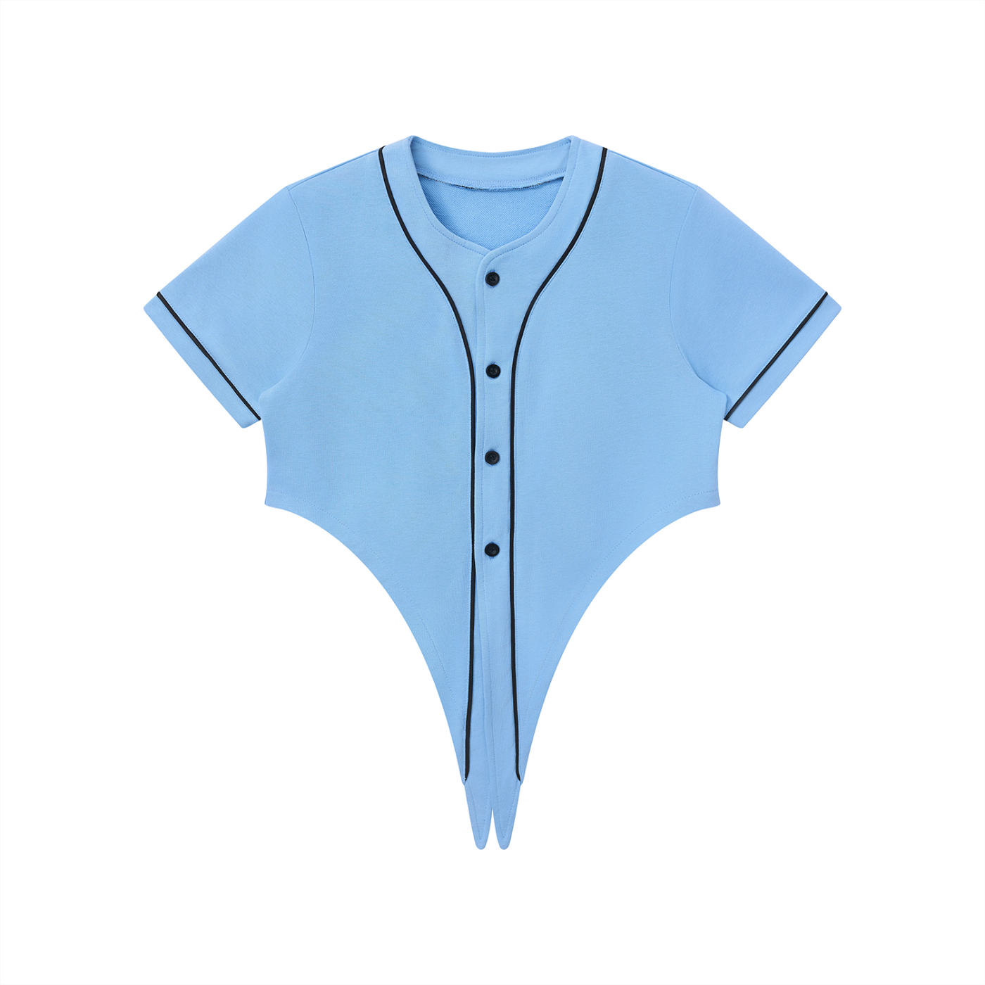 Luxury London Clothing Piping Baseball Jersey