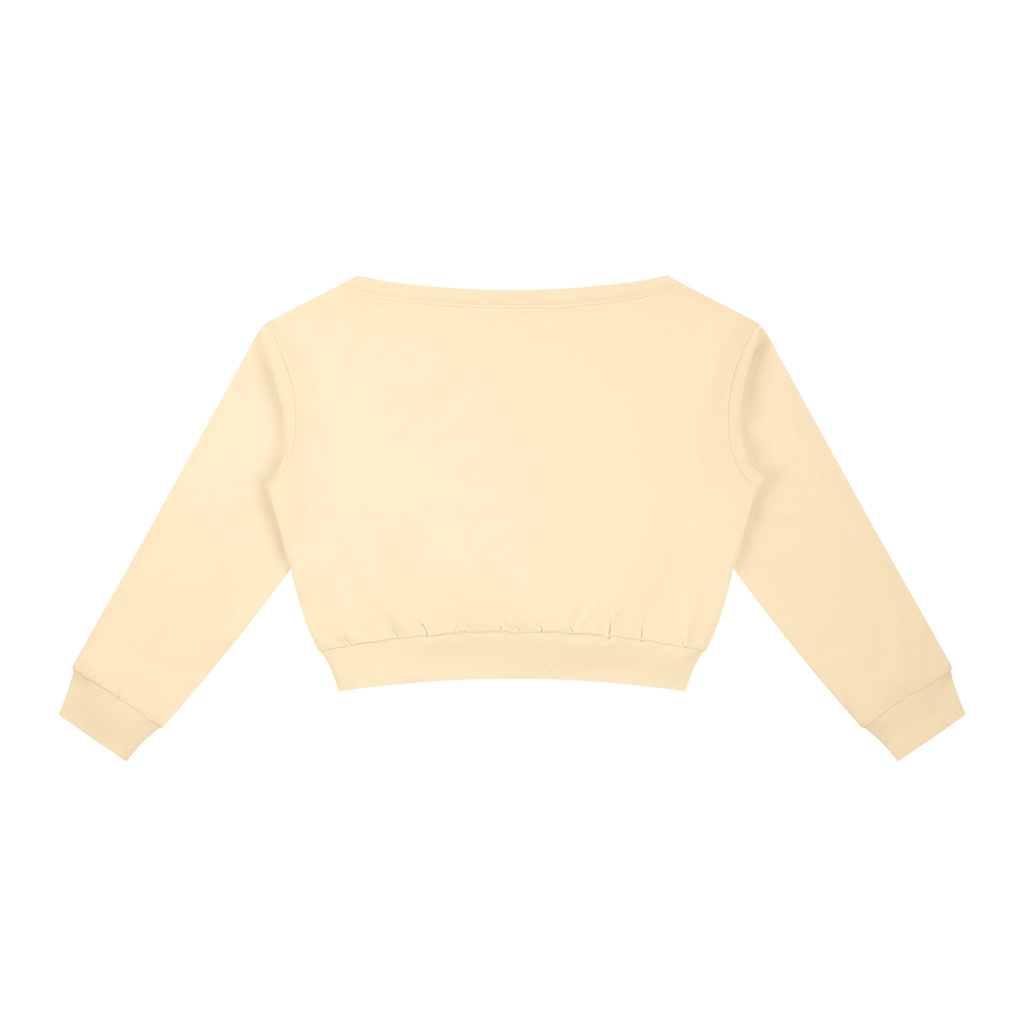 Luxury London Clothing Off-Shoulder Sweatshirt
