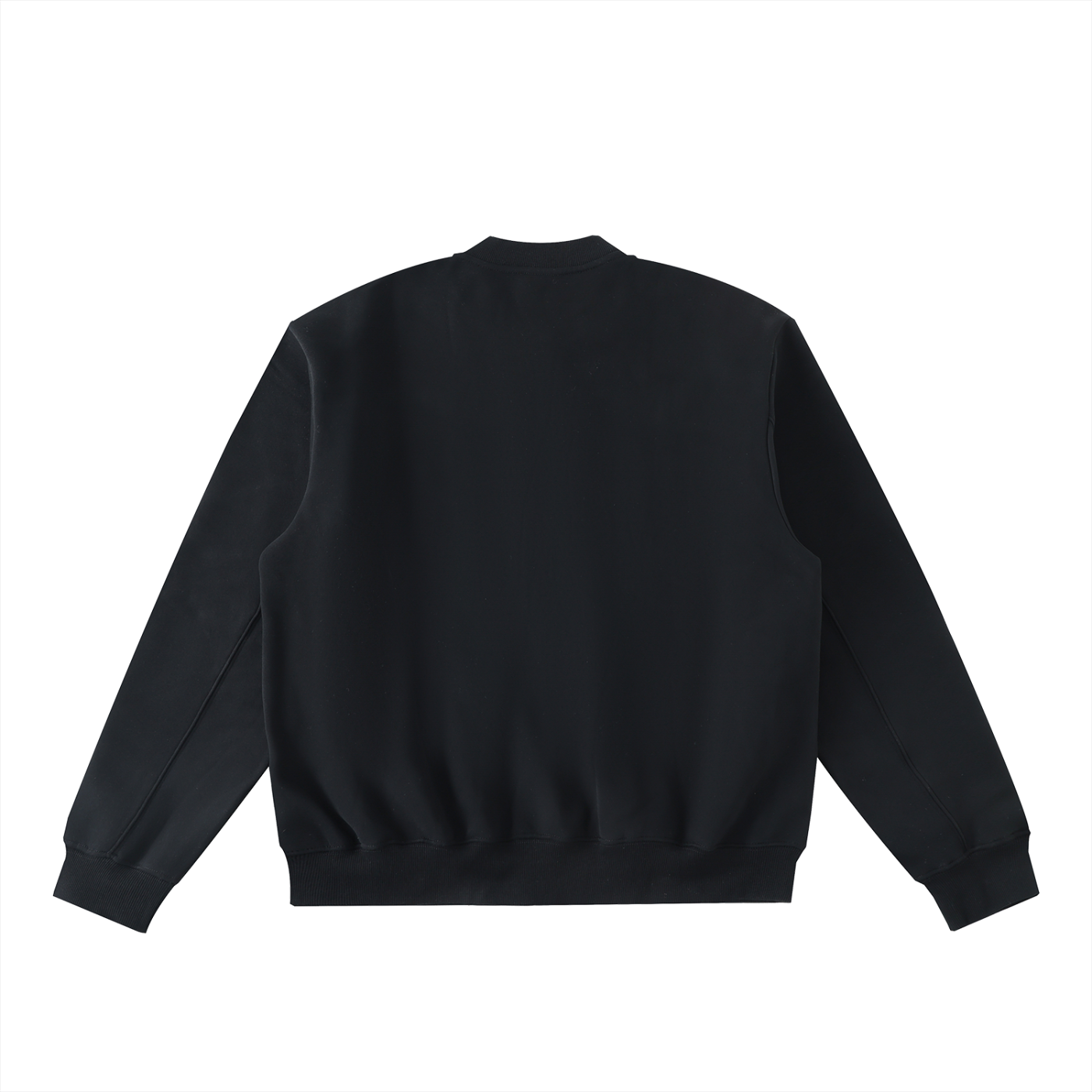 Luxury London Clothing Zip-Up Fleeced Varsity Jacket
