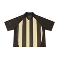 Luxury London Clothing Striped Mesh Boxy Soccer Jersey