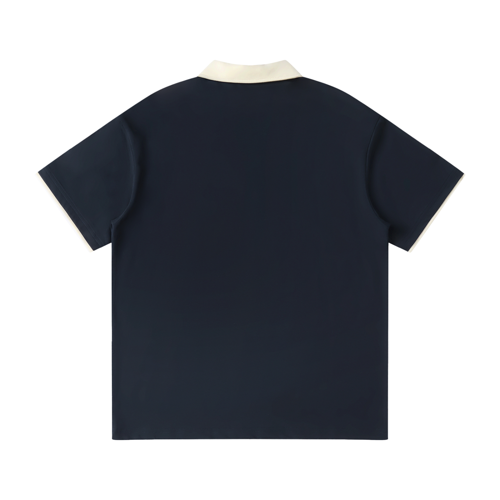 Luxury London Clothing Collar Raglan Polo Shirt