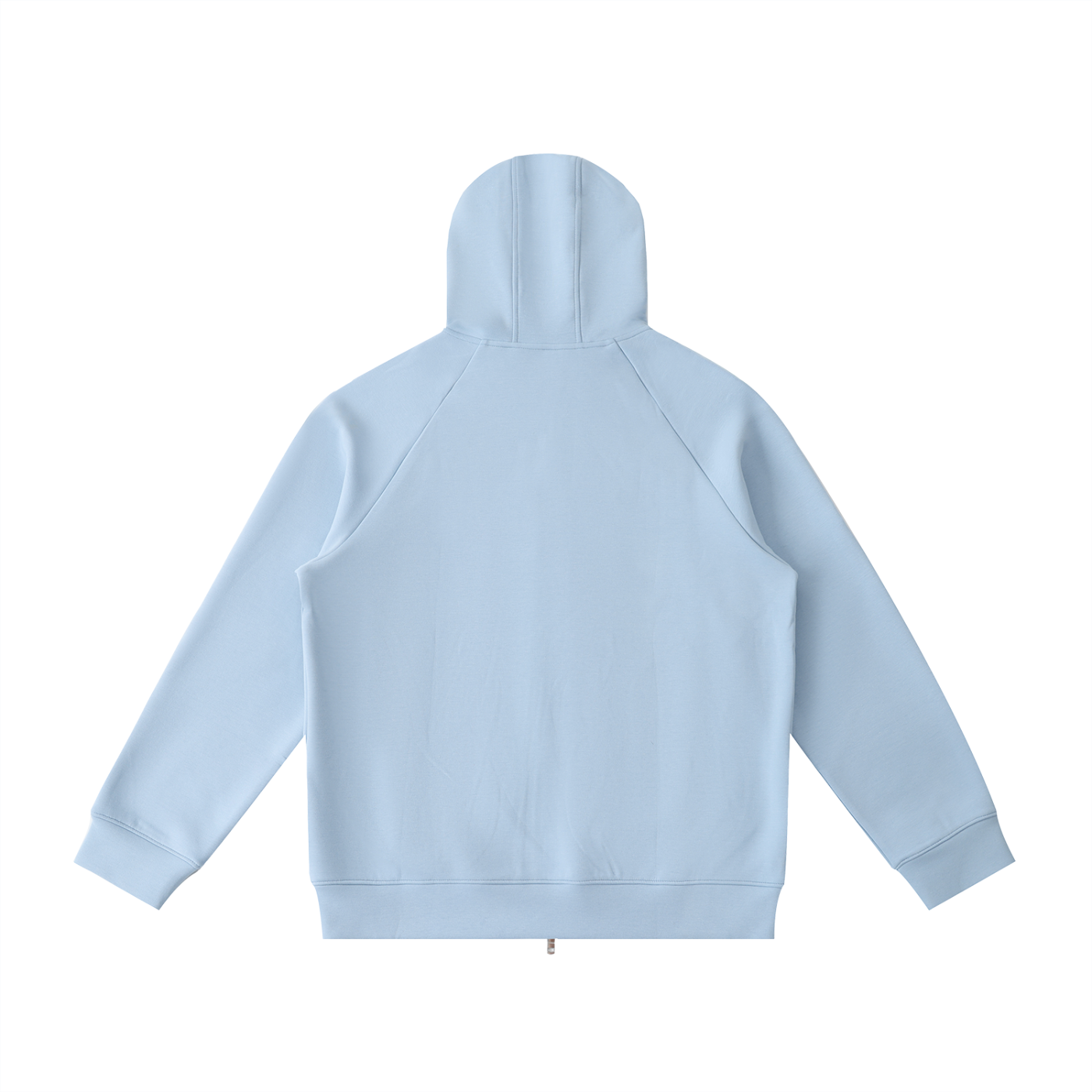 Luxury London Clothing Raglan Sleeve Zip Hoodie