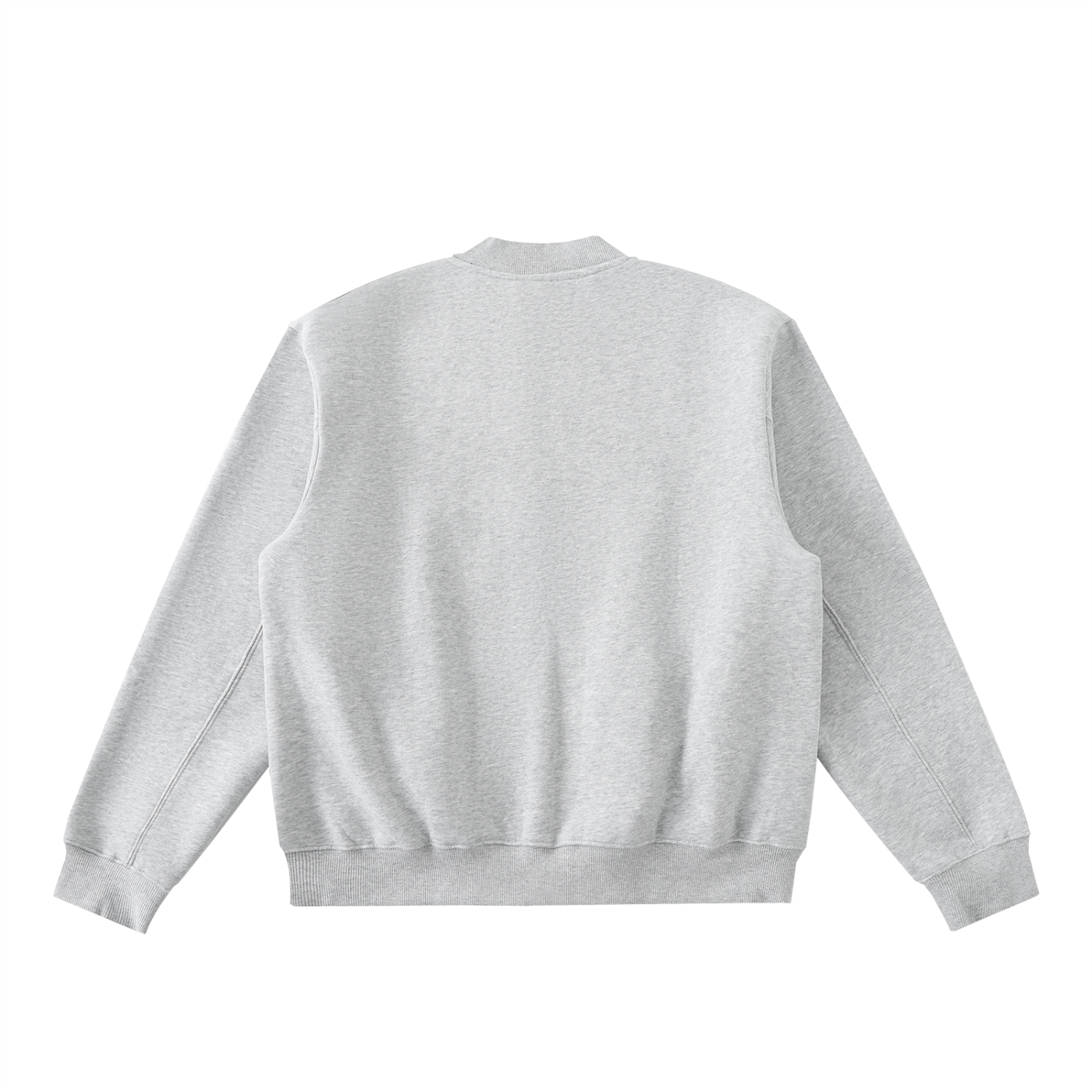 Luxury London Clothing Zip-Up Fleeced Varsity Jacket