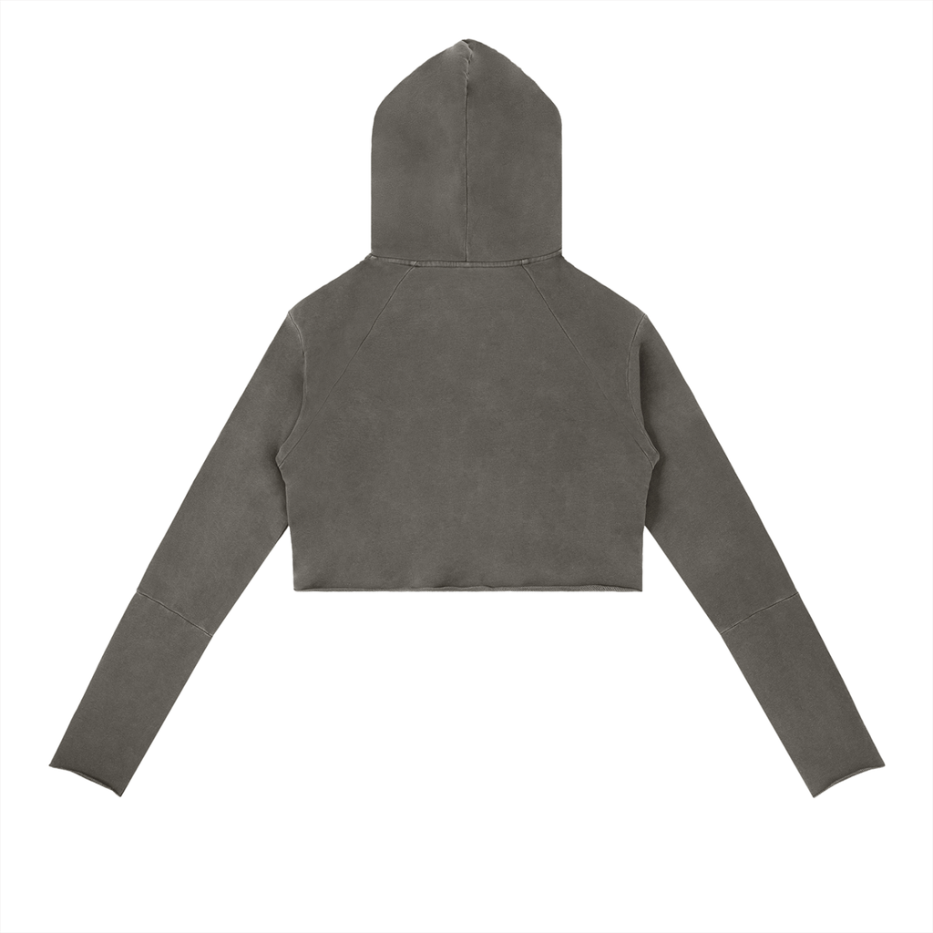 Luxury London Clothing Vintage Washed Raw Edge Hoodie