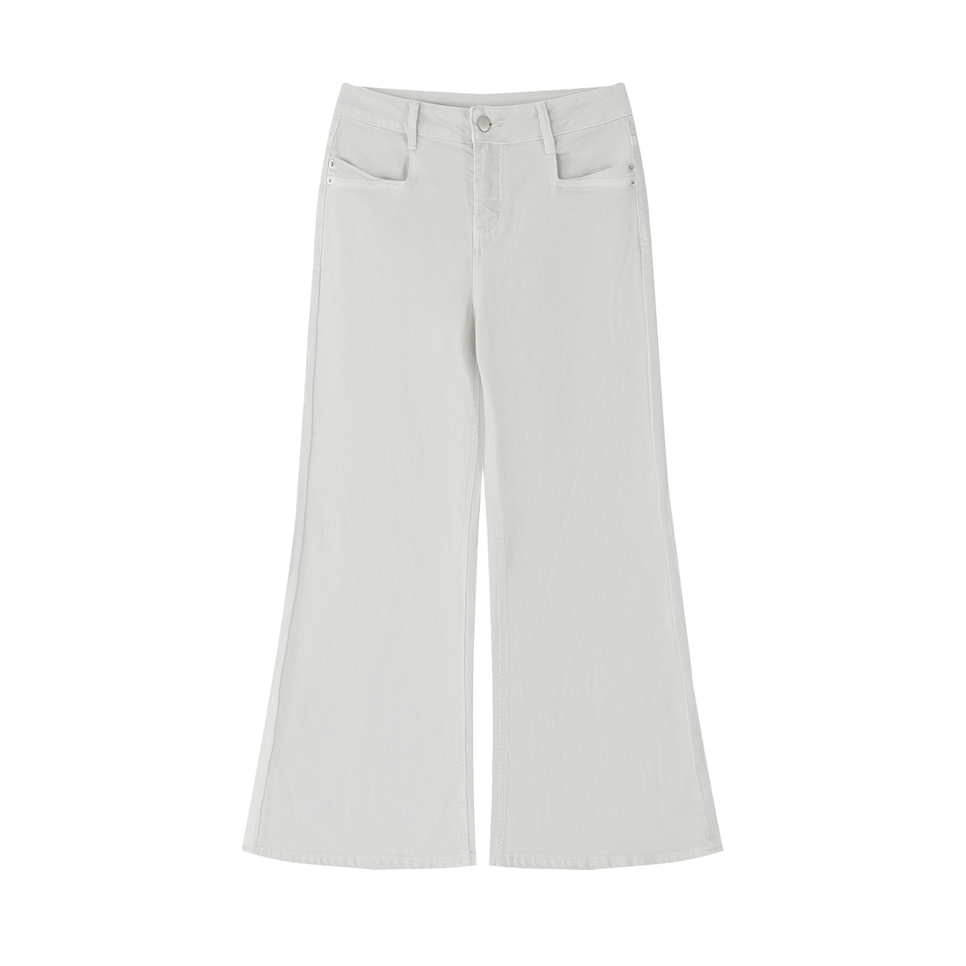 Luxury London Clothing Vintage Wash Flared Leg Jeans