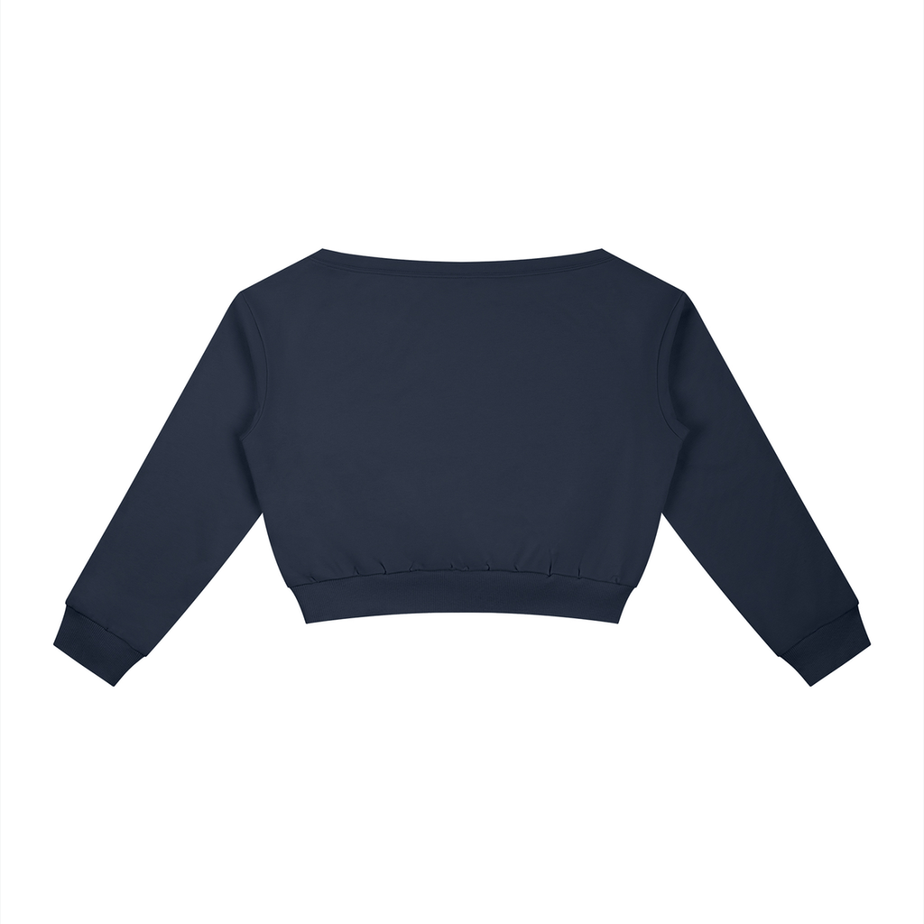 Luxury London Clothing Off-Shoulder Sweatshirt