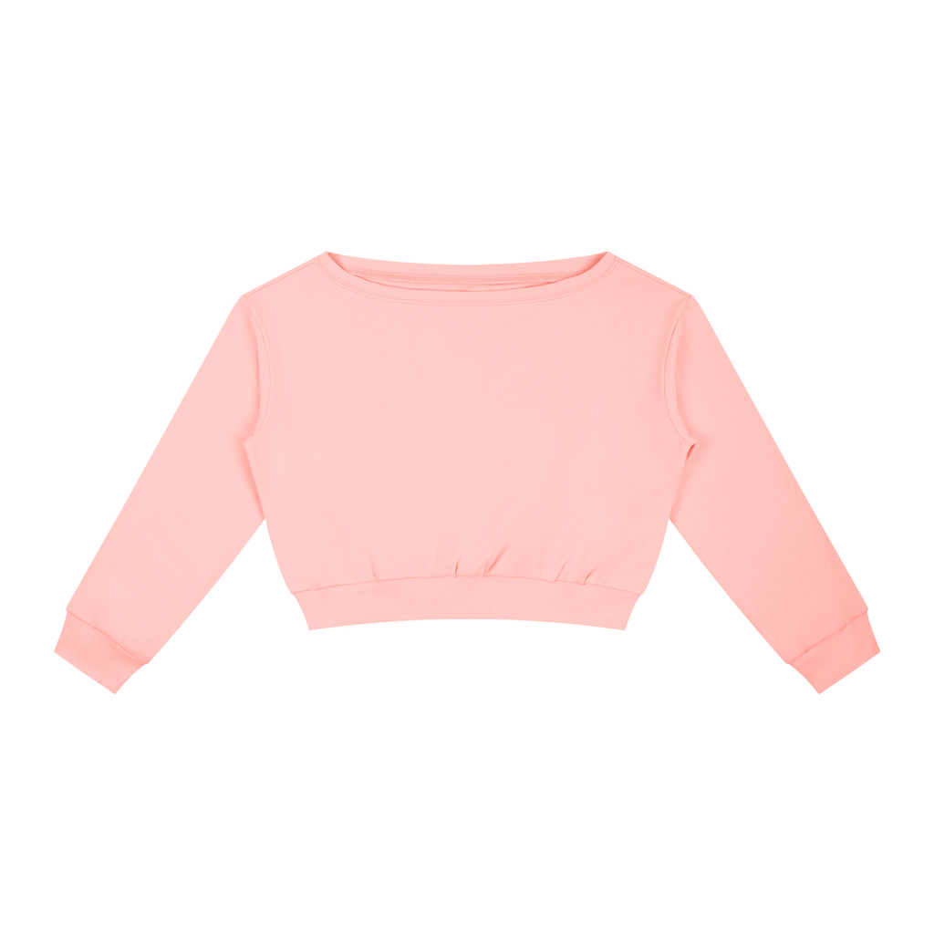Luxury London Clothing Off-Shoulder Sweatshirt