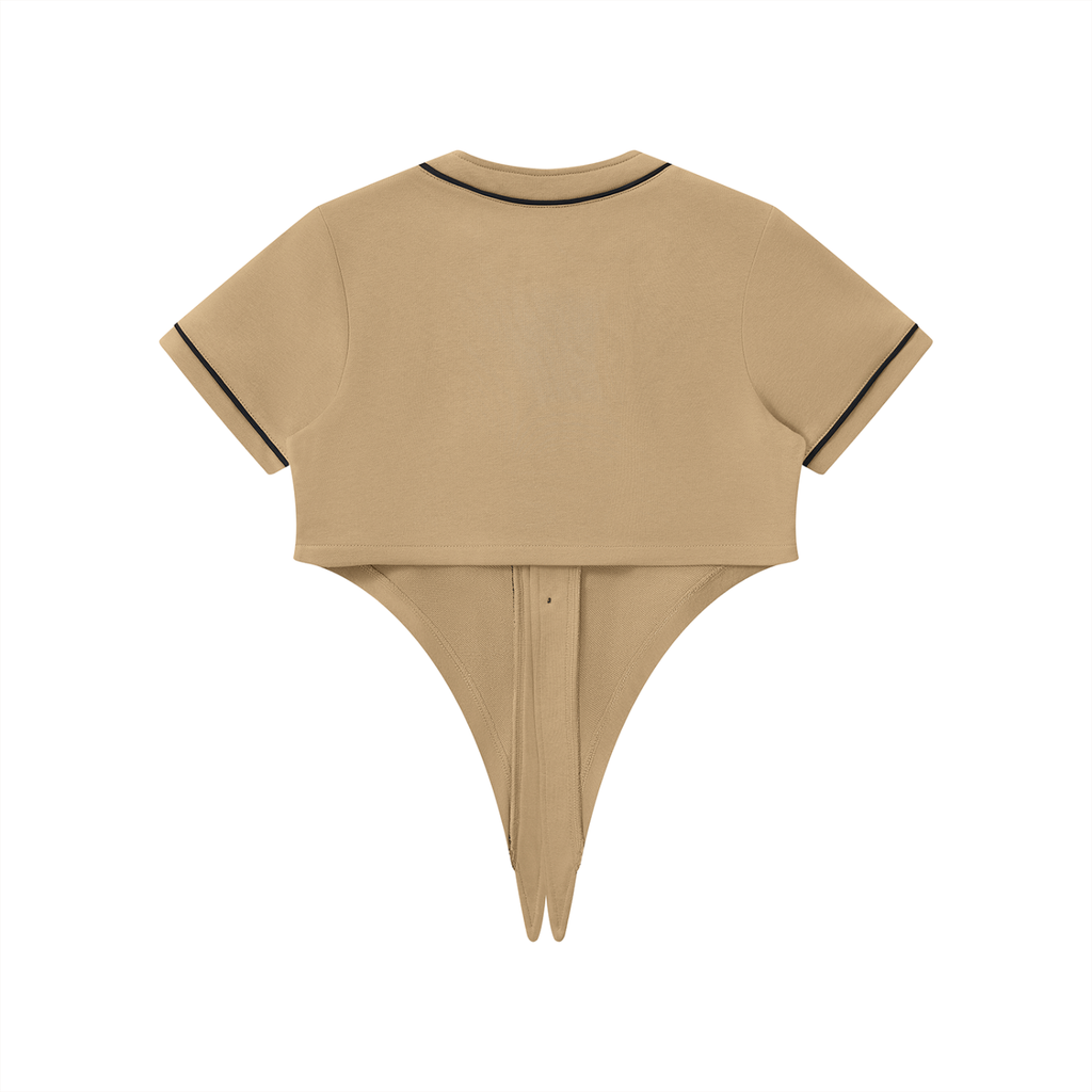 Luxury London Clothing Piping Baseball Jersey