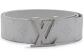 White Louis Vuitton Belt