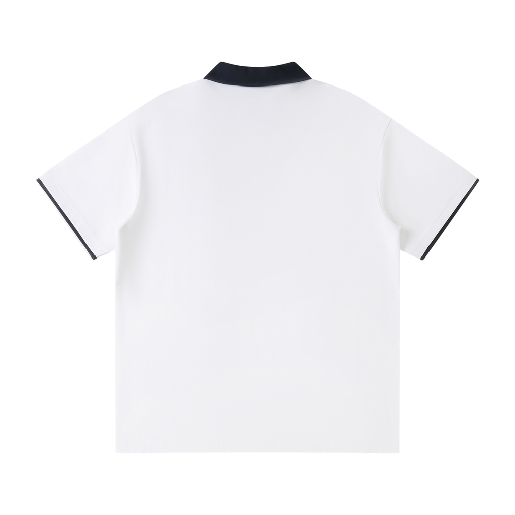 Luxury London Clothing Collar Raglan Polo Shirt