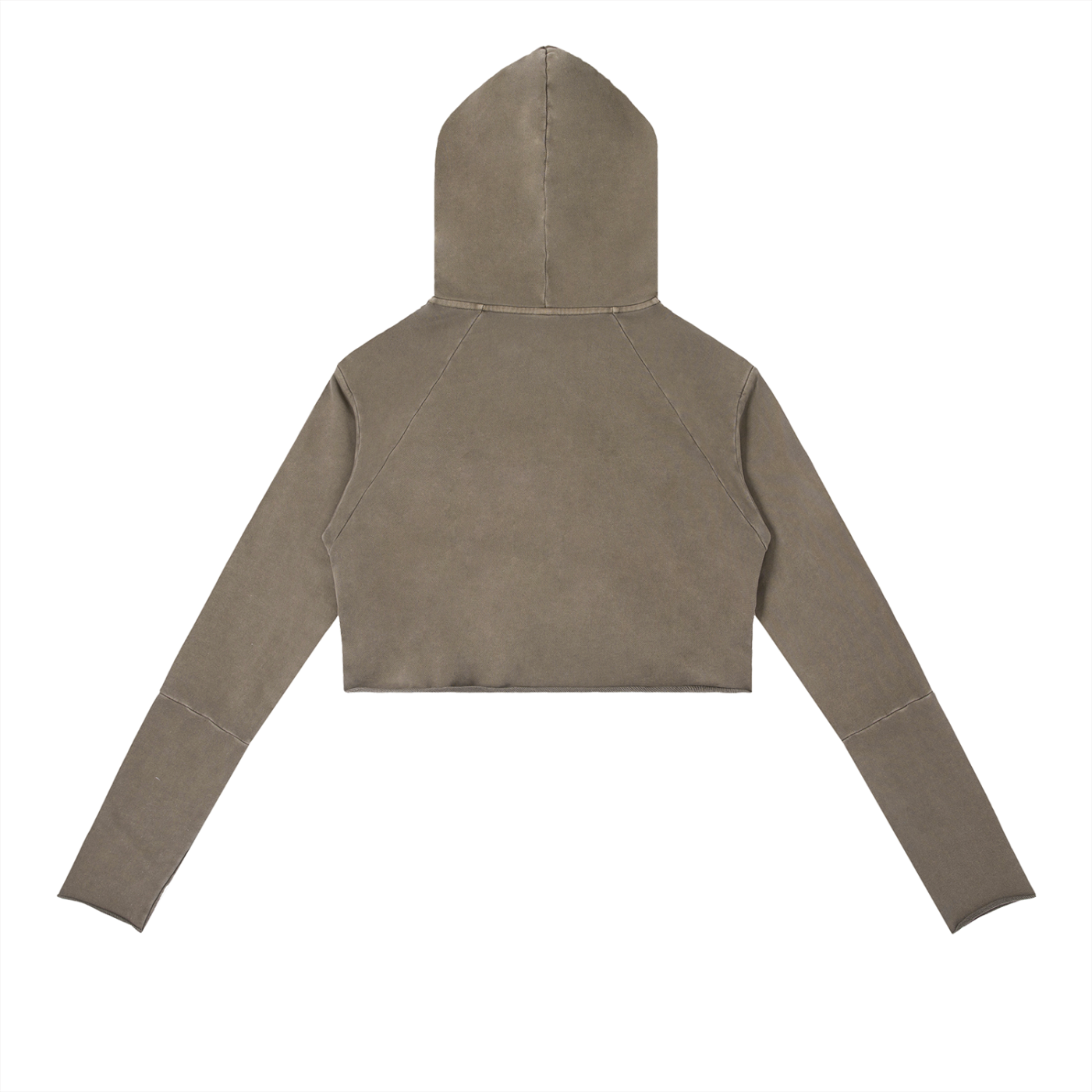 Luxury London Clothing Vintage Washed Raw Edge Hoodie