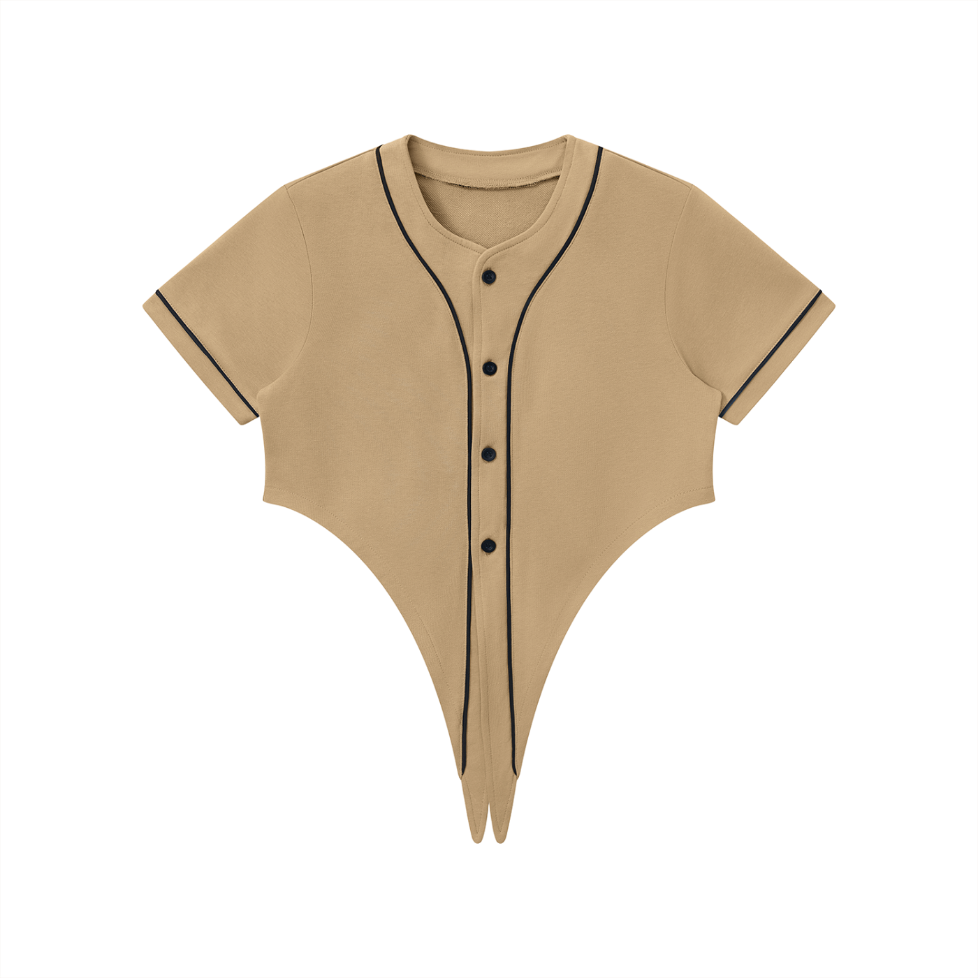 Luxury London Clothing Piping Baseball Jersey
