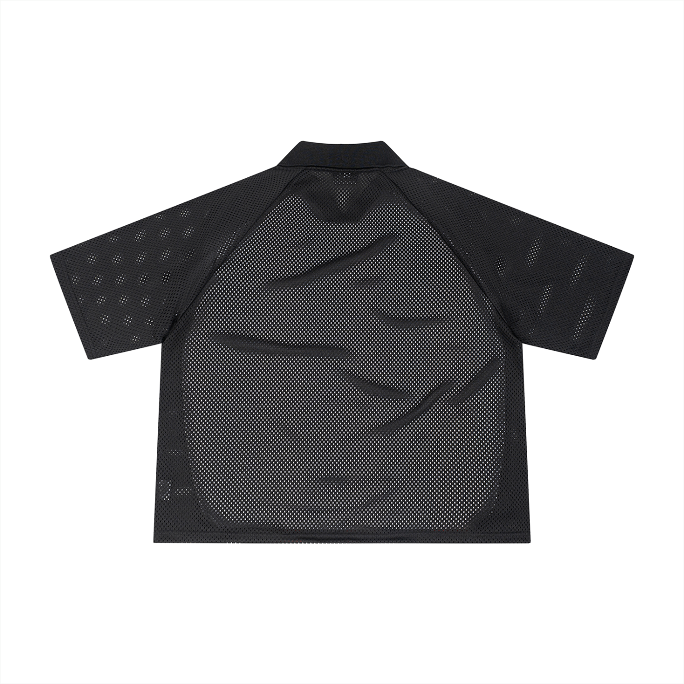 Luxury London Clothing Striped Mesh Boxy Soccer Jersey