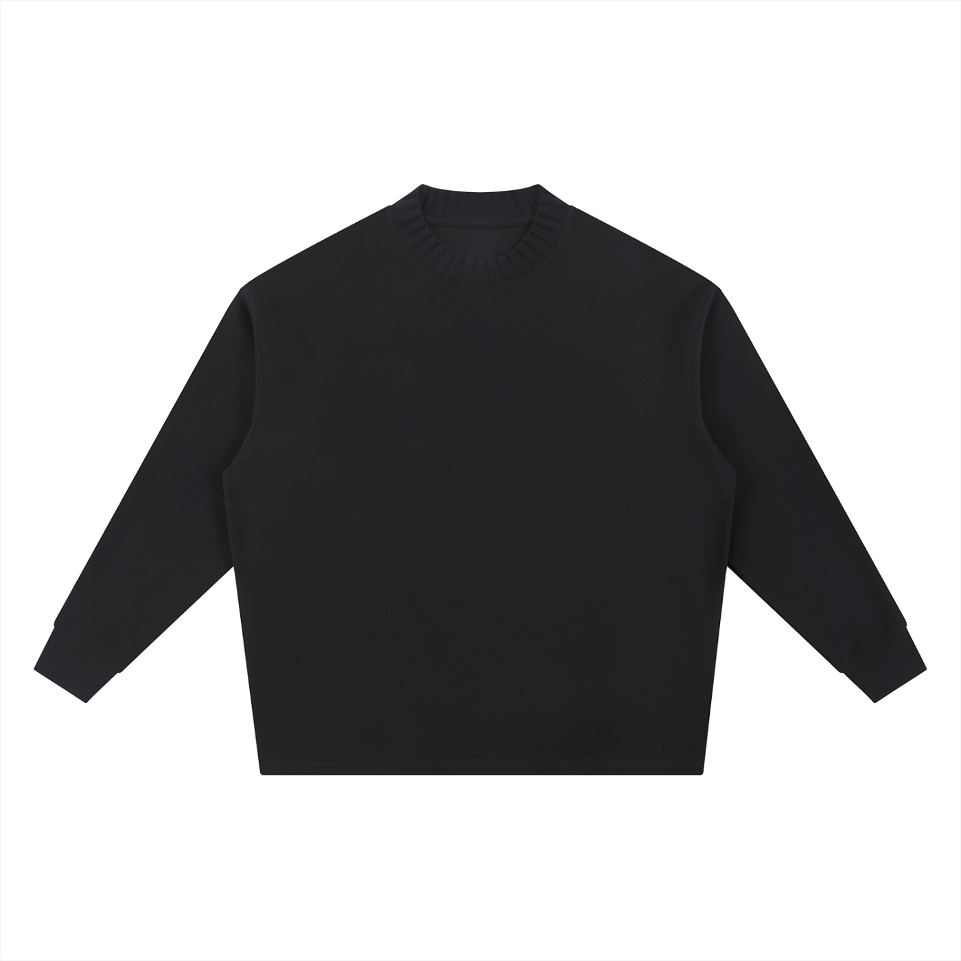 Luxury London Clothing Knitted Round Neck Oversize Sweatshirt