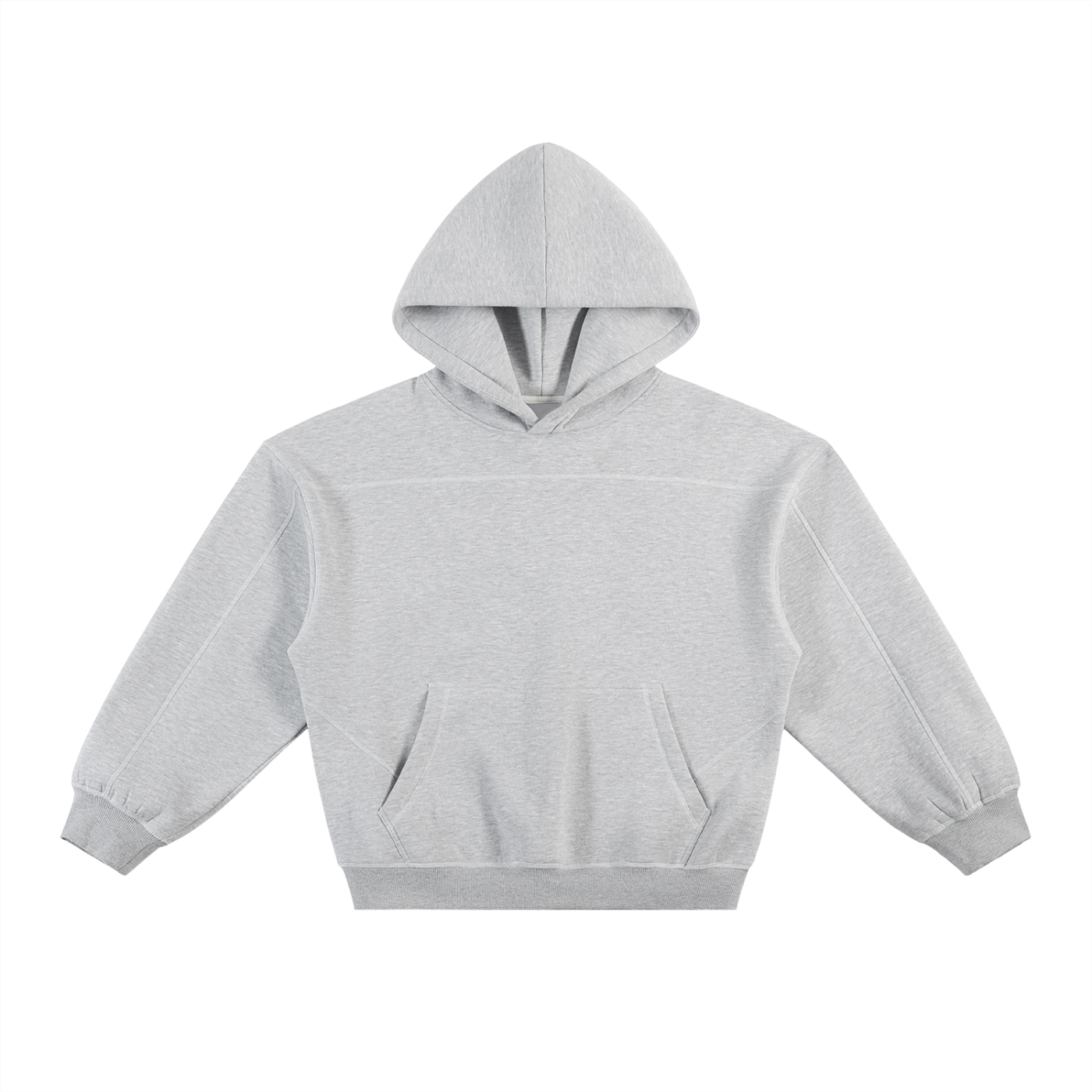 Luxury London Clothing Stitched Boxy Fleece Hoodie